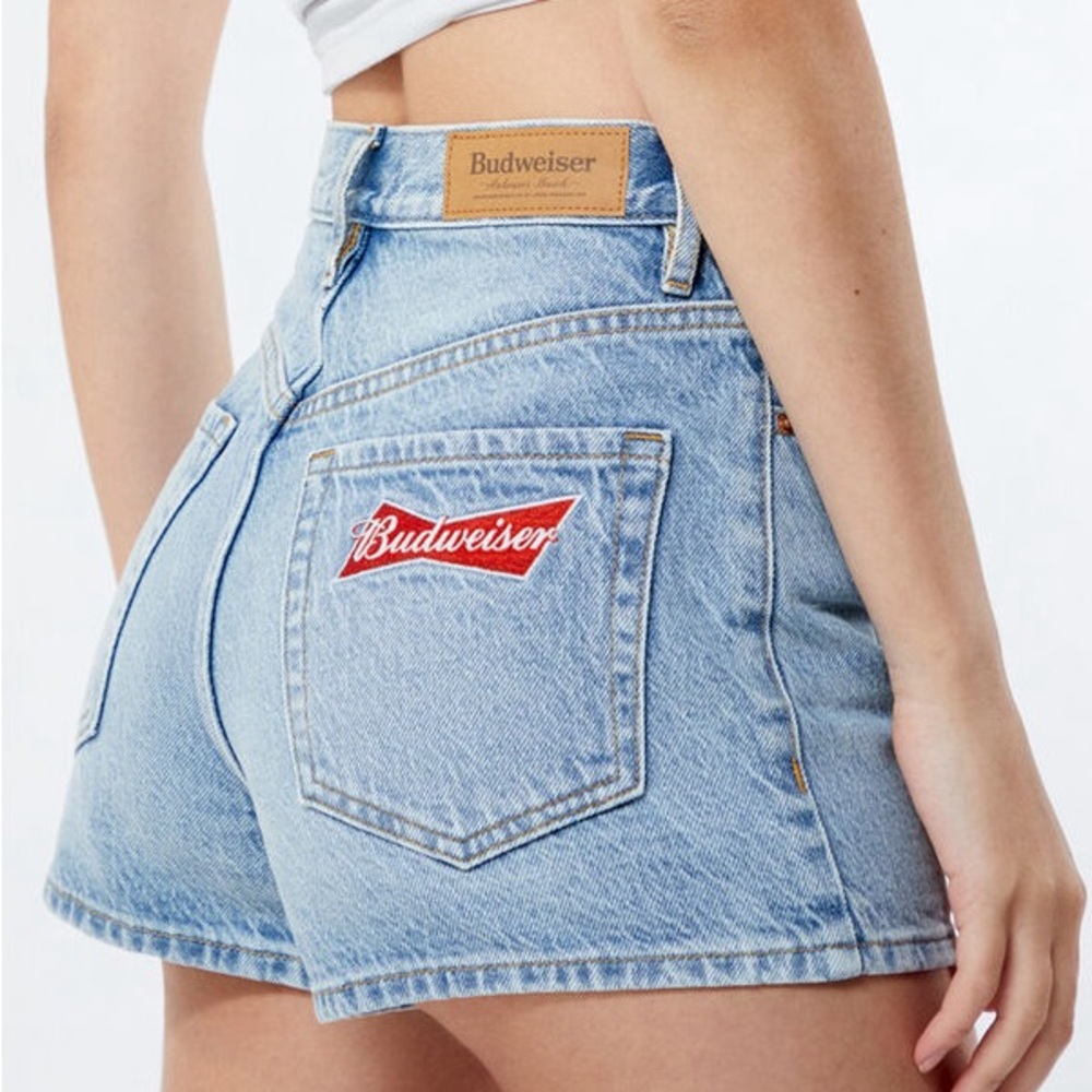 Budweiser denim shorts